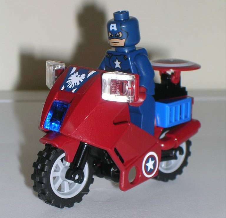 lego captain america cycle